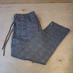 Rachel Zoe Plaid Drawstring Womens Casual Pants